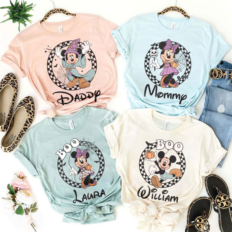 Personalized Disney Family Halloween shirt, Halloween Mickey & Minnie shirt, Mickey's Not-So-Scary Halloween Party, Family Matching Shirt - 1.jpg