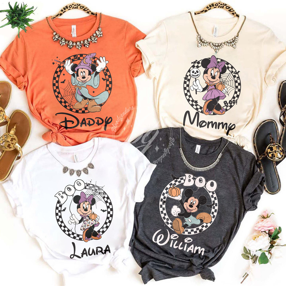 Personalized Disney Family Halloween shirt, Halloween Mickey & Minnie shirt, Mickey's Not-So-Scary Halloween Party, Family Matching Shirt - 2.jpg