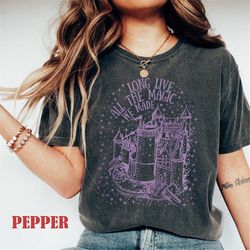 long live all the magic we made comfort colors shirt, the 1971 castle, magical castle shirt, magic kingdom shirt, all th