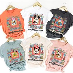 retro disney world shirt, vintage mickey and friend shirt, vintage disney shirt, walt disney world, disneyworld trip 202