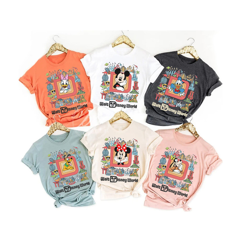 Retro Disney World Shirt, Vintage Mickey And Friend Shirt, Vintage Disney Shirt, Walt Disney World, Disneyworld Trip 2023 Shirt, WDW Shirt - 1.jpg