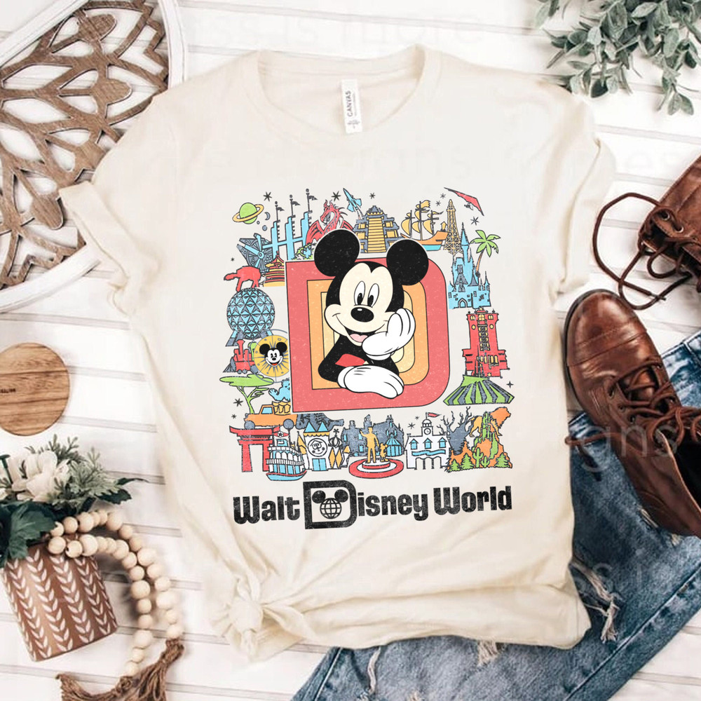 Retro Disney World Shirt, Vintage Mickey And Friend Shirt, Vintage Disney Shirt, Walt Disney World, Disneyworld Trip 2023 Shirt, WDW Shirt - 2.jpg