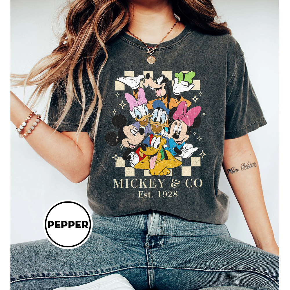 Retro Mickey & Company Est 1982 Shirt, Mickey And Friend Shirt, Family Vacation Shirt, Family Trip Shirt, Magic Kingdom Shirt, Vacay Mode - 2.jpg