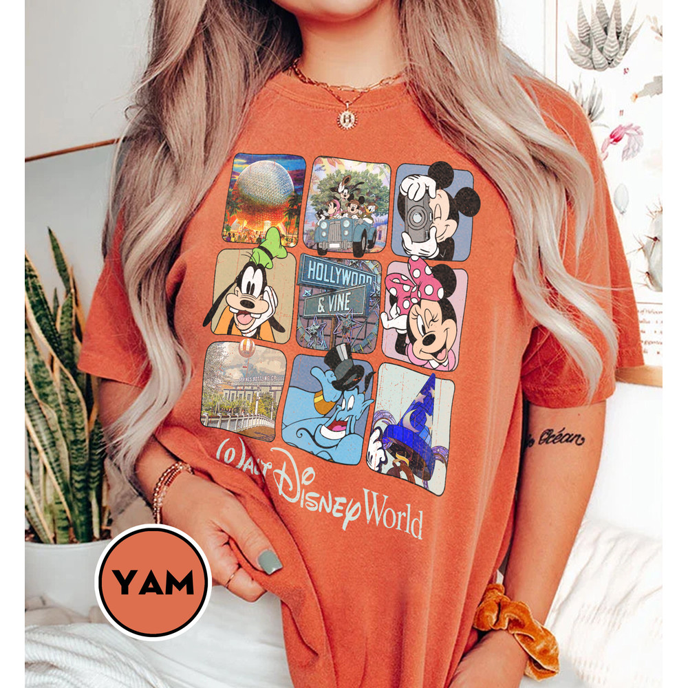 Retro Walt Disney World T-Shirt, Mickey and Friends Shirt, Disney Characters, Disney World Shirt, Disney Family Shirt, Vintage Mickey Shirt - 3.jpg