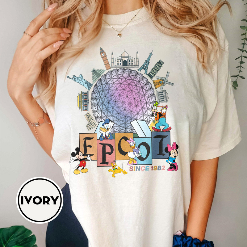 Vintage Disney Epcot World Tour Shirt, Retro Walt Disney World, Mickey and Friend, Disneyland Shirt, Disney Family Shirt,Magic Kingdom Shirt - 1.jpg