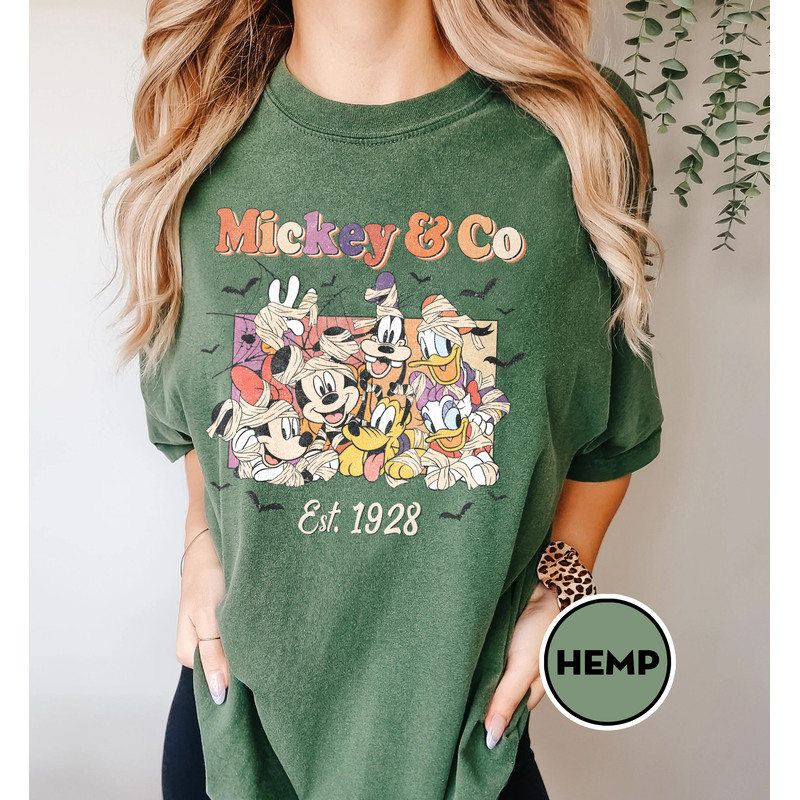 Vintage Mickey & Co Halloween Shirt, Mickey and Co 1928, Disney Halloween Shirt, Disney Matching Shirt, Disneyland Shirt, Disney Woman Shirt - 4.jpg