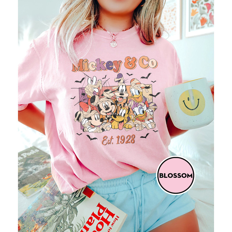 Vintage Mickey & Co Halloween Shirt, Mickey and Co 1928, Disney Halloween Shirt, Disney Matching Shirt, Disneyland Shirt, Disney Woman Shirt - 5.jpg