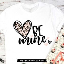 valentine svg, leopard print heart svg file, be mine svg, valentines day svg files, love svg designs, pink leopard print