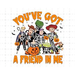 You've Got A Friend In Me Svg, Trick Or Treat Svg, Halloween Masquerade, Spooky Vibes, Digital Download
