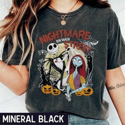 ninghtmare on main street comfort color shirt, vintage mickey & friends costume halloween shirt, disney sanderson sister