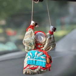 Ukrainian Talisman Doll, Good luck charm for car, Interior Car Accessories, Herbal Sachet, Doll Motanka