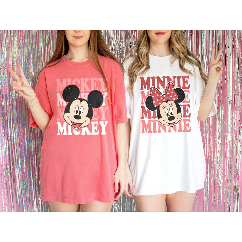 Vintage Mickey Minnie Shirt, Retro Vintage Disney Shirt, Disney Family Shirts, Minnie Mouse Tees, Disney Tee, Disneyland, Disneyworld Shirts - 1.jpg