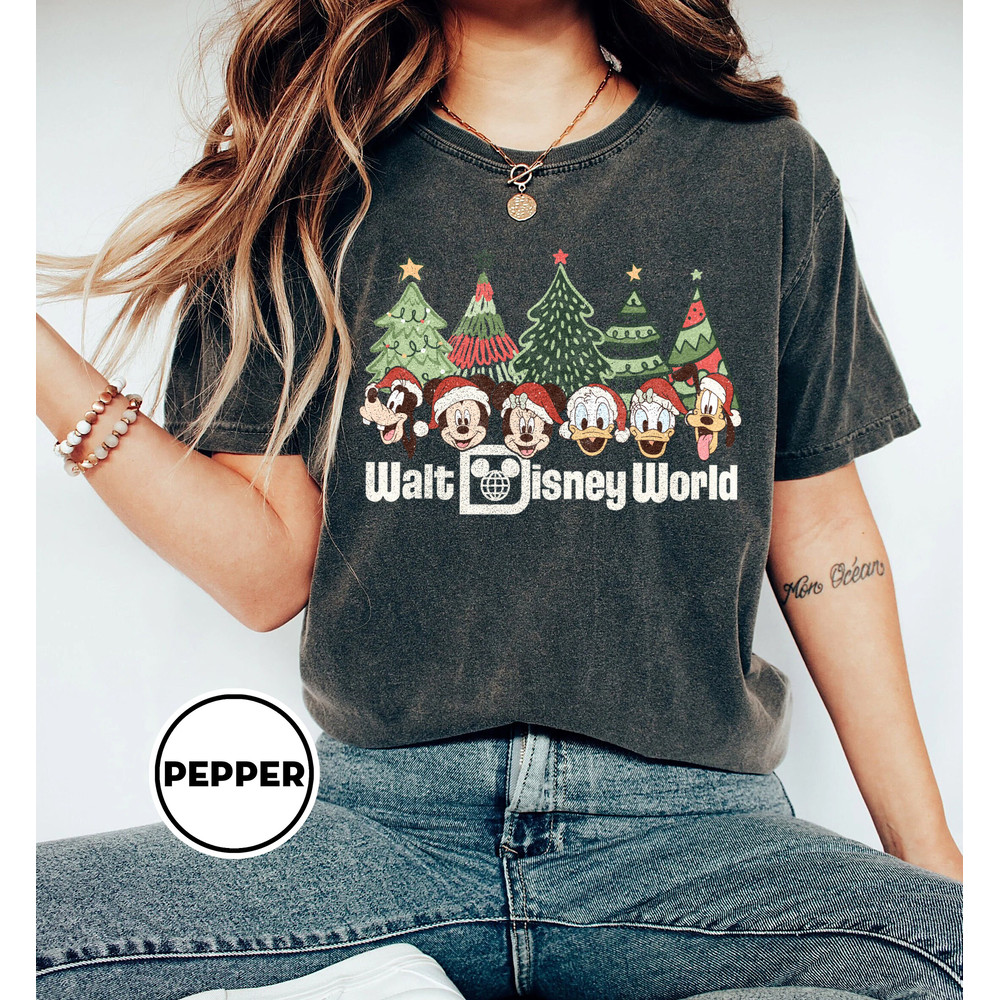Vintage Walt Disney World Christmas Shirt, Disney world Christmas Shirt, Mickey and Friends Christmas Shirt, Disney Family Christmas Shirt - 3.jpg
