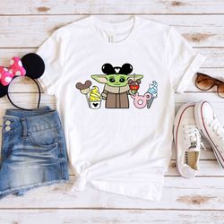 baby yoda snacks shirt, disney snacks baby yoda sh