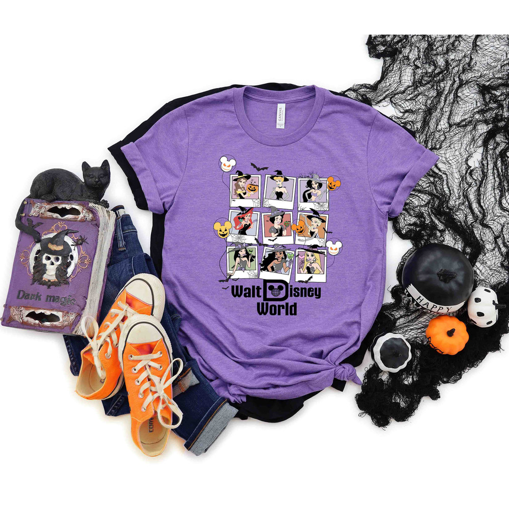 Disney All Princesses Halloween Shirt, Disney Princess Shirt, Halloween Princess Shirts, Disneyland Princess, Disney Halloween Balloon Shirt - 2.jpg