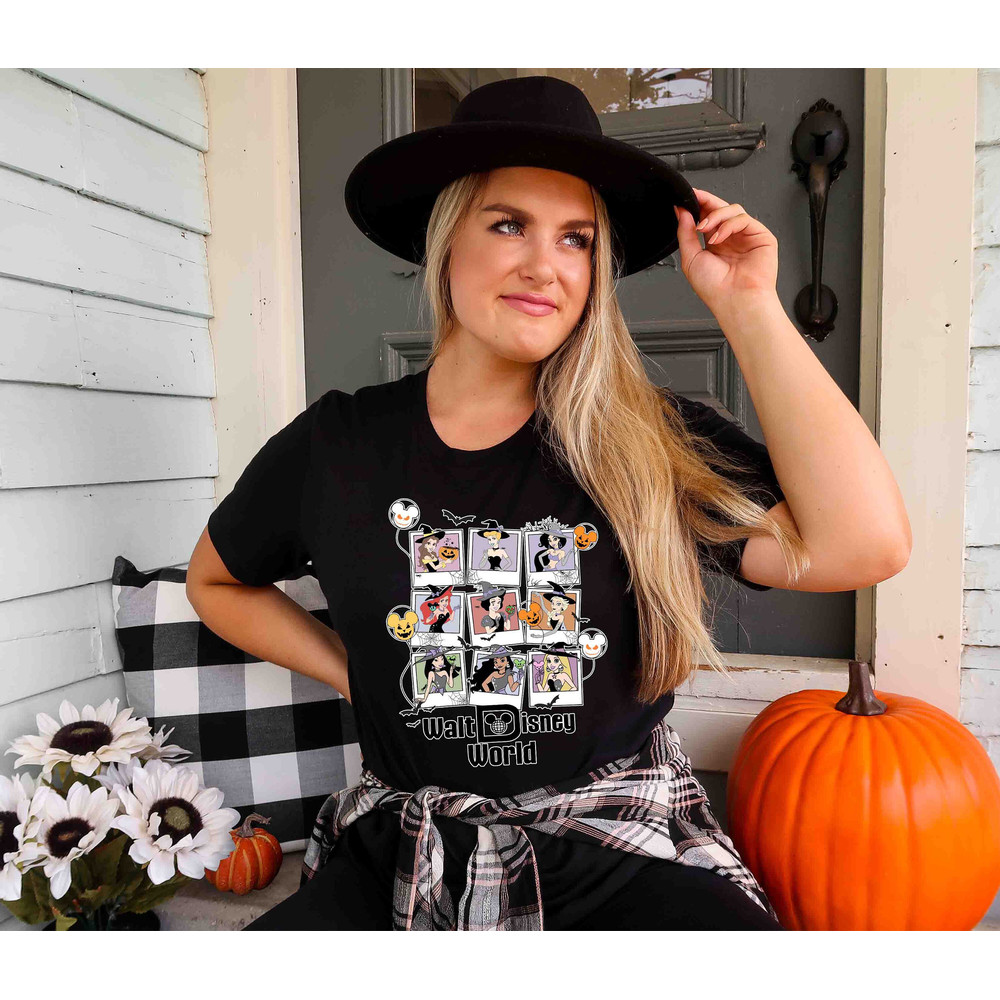 Disney All Princesses Halloween Shirt, Disney Princess Shirt, Halloween Princess Shirts, Disneyland Princess, Disney Halloween Balloon Shirt - 3.jpg