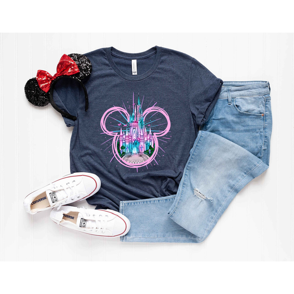 Disney Magic Kingdom Castle Shirt, Disney Castle Shirt, Disneyworld Shirt, Disney Trip T-Shirt, Disney Family Shirt, Disney Shirt For Women - 1.jpg
