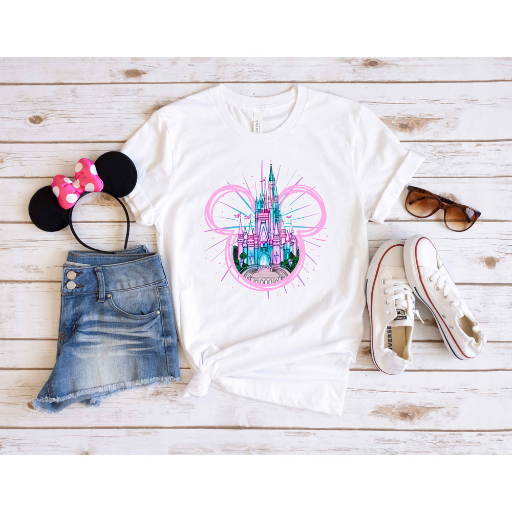 Disney Magic Kingdom Castle Shirt, Disney Castle Shirt, Disneyworld Shirt, Disney Trip T-Shirt, Disney Family Shirt, Disney Shirt For Women - 2.jpg