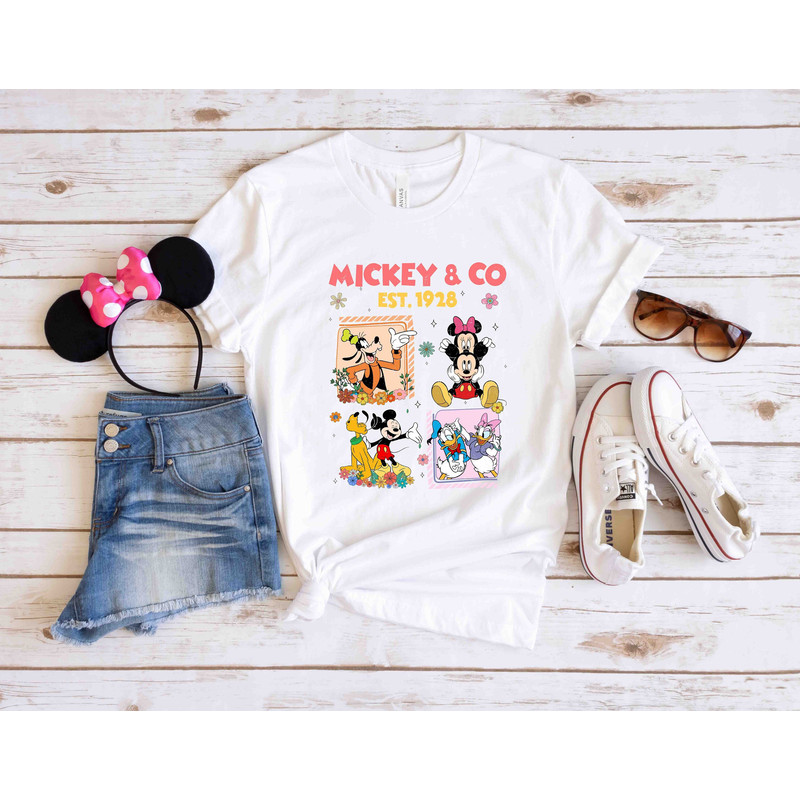 Disney Mickey & Co Est 1928 Shirt, Retro Vintage Disney Shirt, Disneyland Shirt, Disney Family Matching Shirt, Mickey and Friends Shirt, WDW - 1.jpg