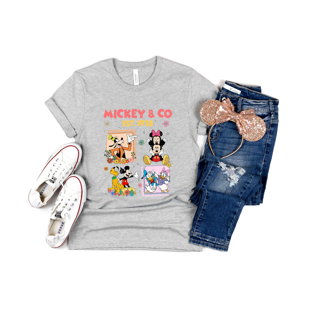 Disney Mickey & Co Est 1928 Shirt, Retro Vintage Disney Shirt, Disneyland Shirt, Disney Family Matching Shirt, Mickey and Friends Shirt, WDW - 3.jpg