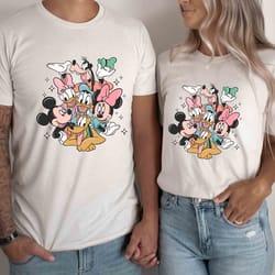 disney mickey and friends shirt, disney family tri