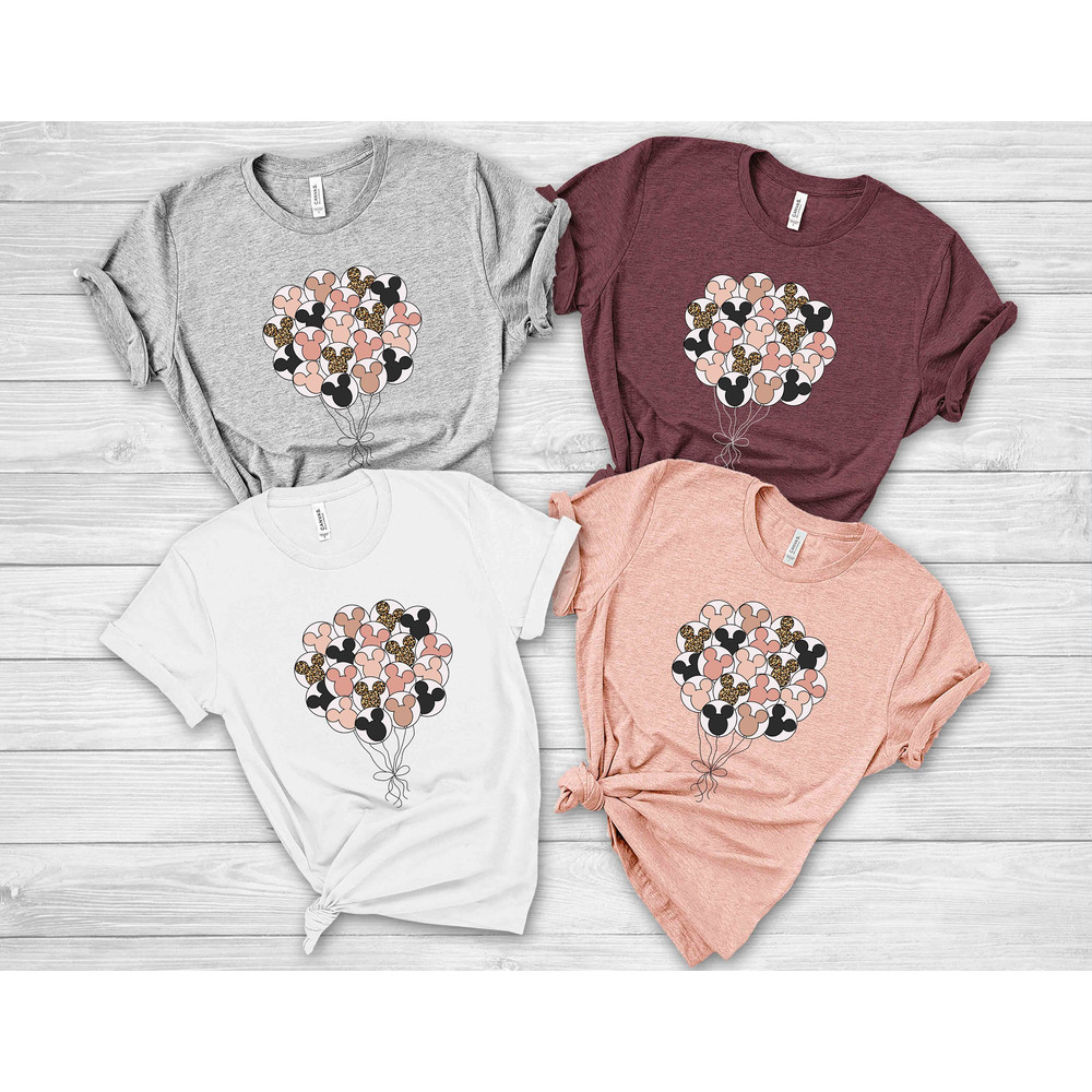 Disney Mickey Balloons Shirt, Disney Balloon Shirt, Mickey Balloon Shirt, Disney Family Trip Shirt, Women Disney Shirt, Disney Couple Shirts - 2.jpg