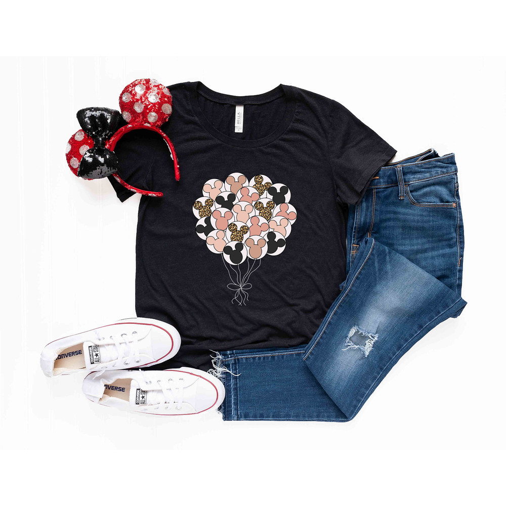 Disney Mickey Balloons Shirt, Disney Balloon Shirt, Mickey Balloon Shirt, Disney Family Trip Shirt, Women Disney Shirt, Disney Couple Shirts - 3.jpg