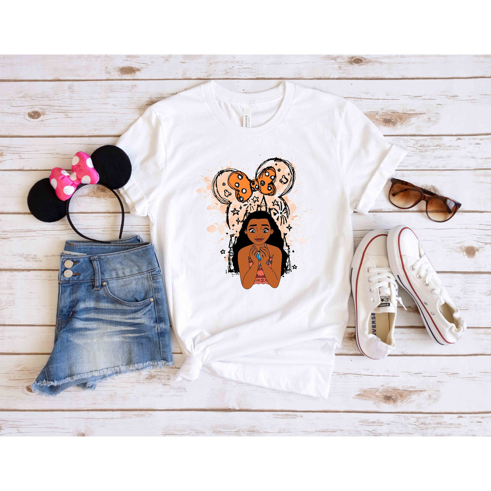 Disney Princess Moana Shirt, Moana Shirt, Disney Princess Shirt, Disney Castle Moana Shirt, Disney Family Vacation Shirts, Disneyworld Shirt - 1.jpg