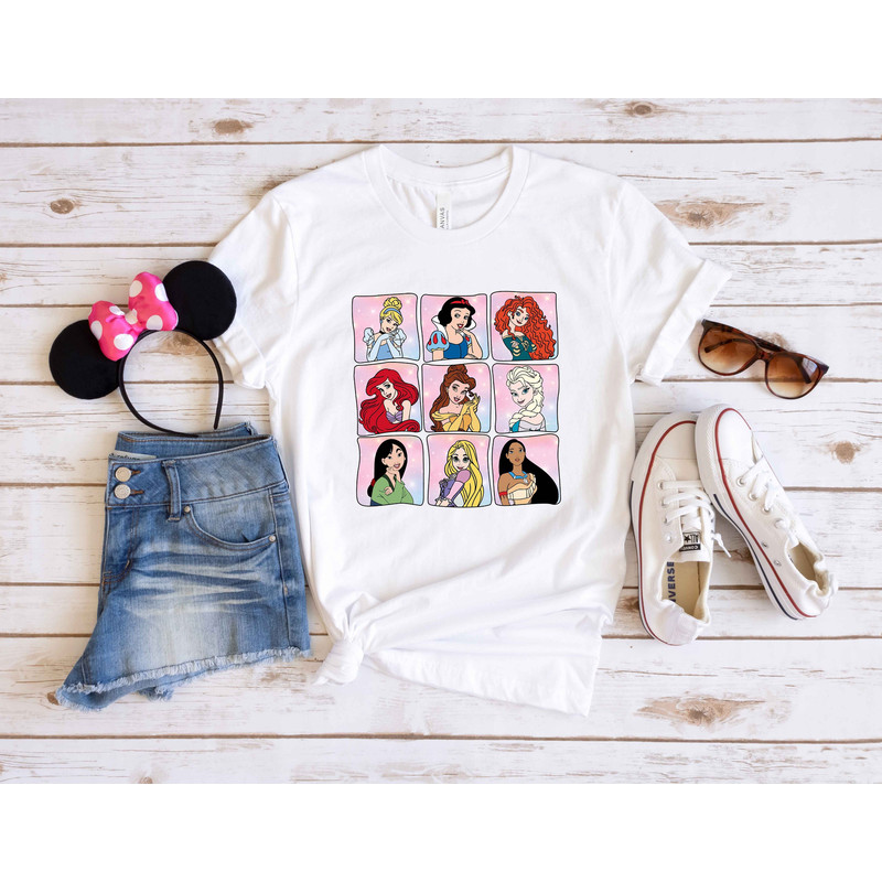 Disney Princesses Shirt, Disney Princess Gift, Women's Disney Vacation Shirt, Princess Shirt, Disney Girls Trip Shirt, Disney Gift Daughter - 1.jpg