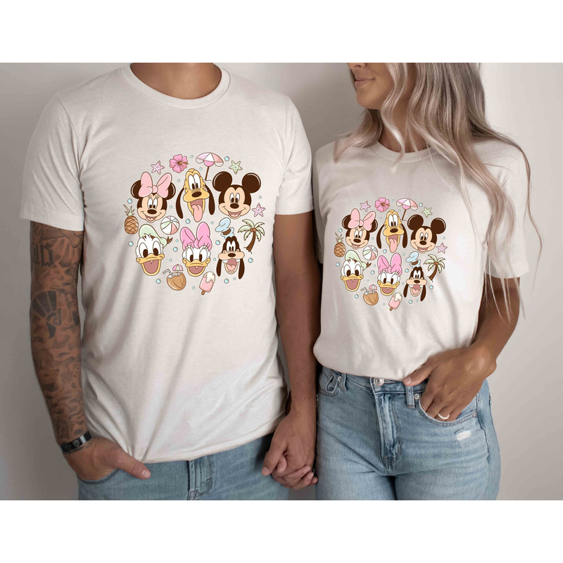 Disney Summer Vibes Mickey and Friends Shirt, Disney Family Trip Shirts, Disney Group Shirts, Disney Couple Shirts, Disney Vacation T-Shirt - 1.jpg