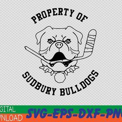 property of sudbury bulldog funny svg, eps, png, dxf, digital download