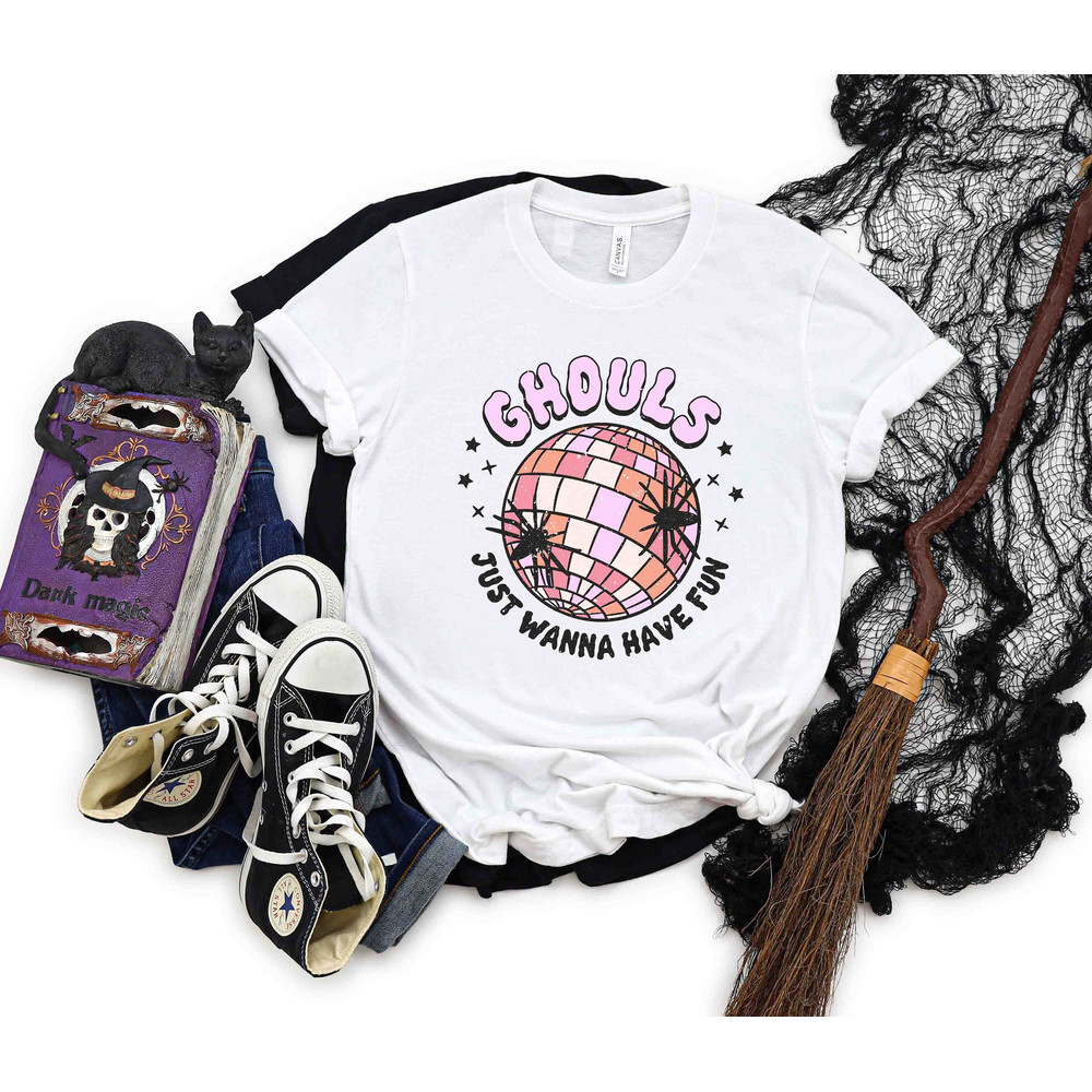 Ghouls Just Wanna Have Fun Shirt, Funny Halloween Shirt, Halloween Party Shirt, Retro Halloween Shirt, Kids Halloween Tee, Ghouls Sweatshirt - 3.jpg