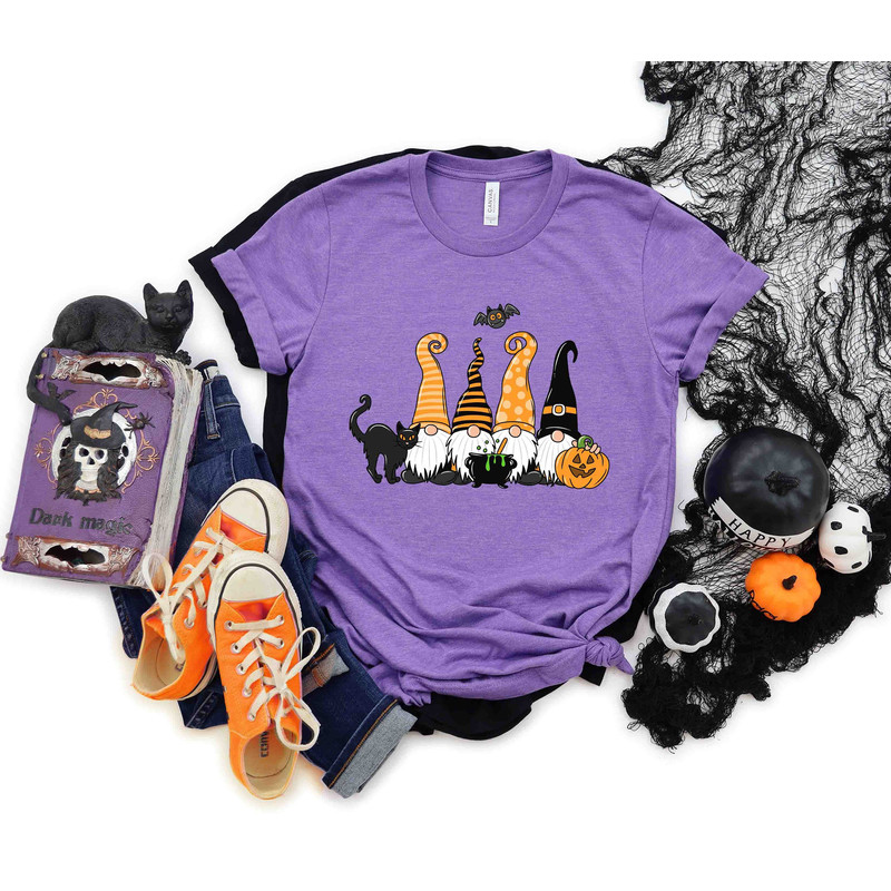 Halloween Gnomes Shirt, Halloween Gnomes Sweatshirt, Funny Halloween Shirt, Thanksgiving Gnome Tee, Spooky Gnomes Shirt, Pumpkin Gnomes Tee - 1.jpg