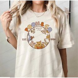 vintage pooh & co est 1926 shirt, cute pooh bear and friends shirt, retro winnie the pooh, disney pooh bear shirt, walt
