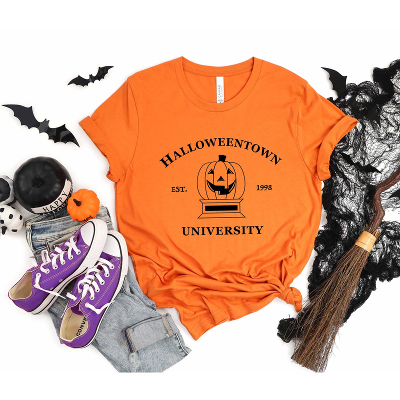 Halloweentown University Est 1998 Shirt, Halloween Town University Shirt, Fall Pumpkin Tee, Retro Halloween Shirt, Halloweentown Sweatshirt - 1.jpg