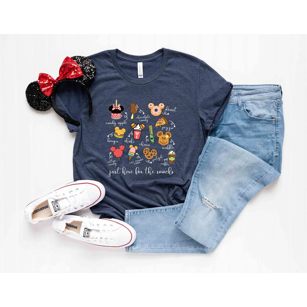 Just Here For The Snacks Shirt, Disney Snacks Shirt, Family Disney Trip Tee, Funny Disney Snack Shirts, Disney Vacation, Disney Epcot Shirt - 2.jpg