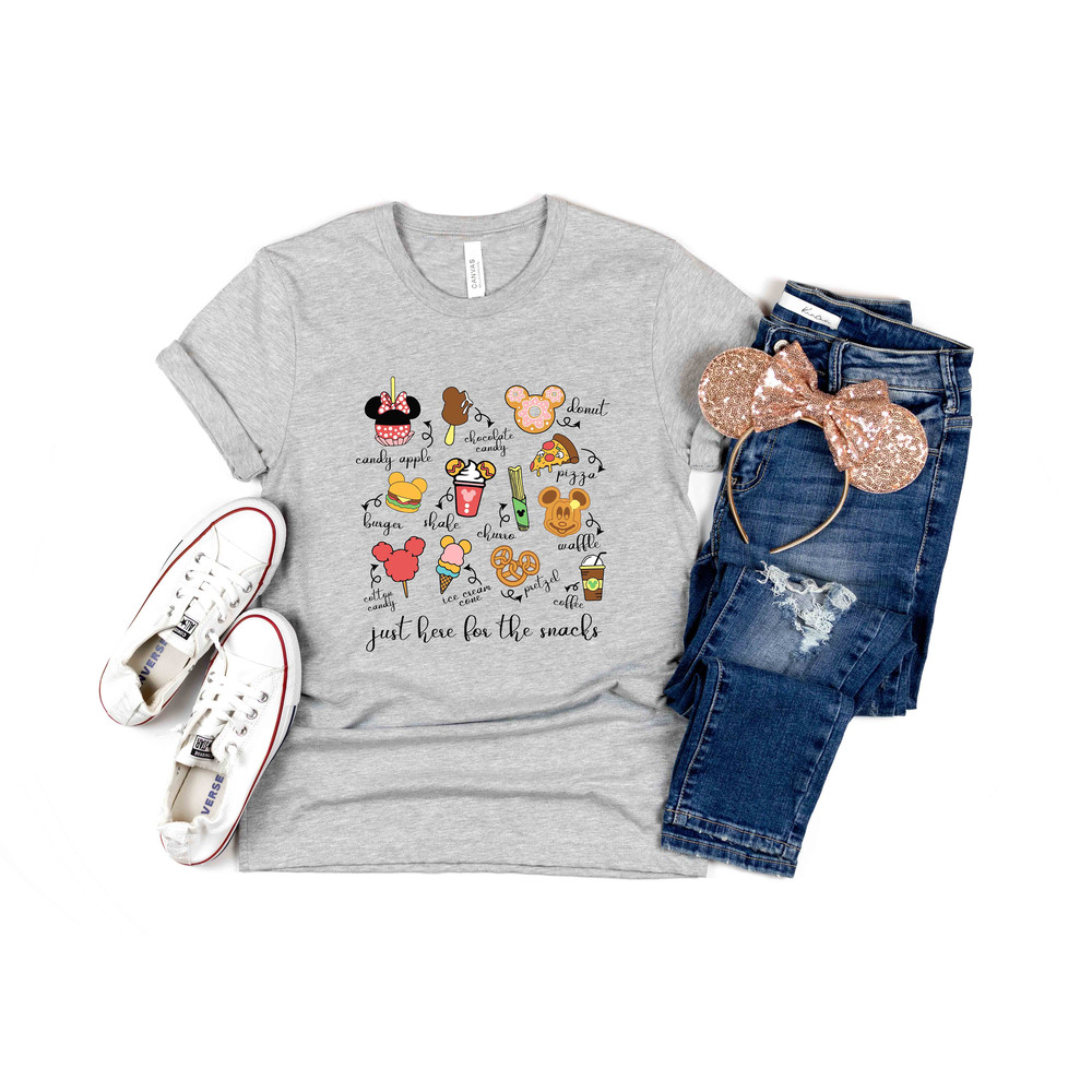 Just Here For The Snacks Shirt, Disney Snacks Shirt, Family Disney Trip Tee, Funny Disney Snack Shirts, Disney Vacation, Disney Epcot Shirt - 3.jpg