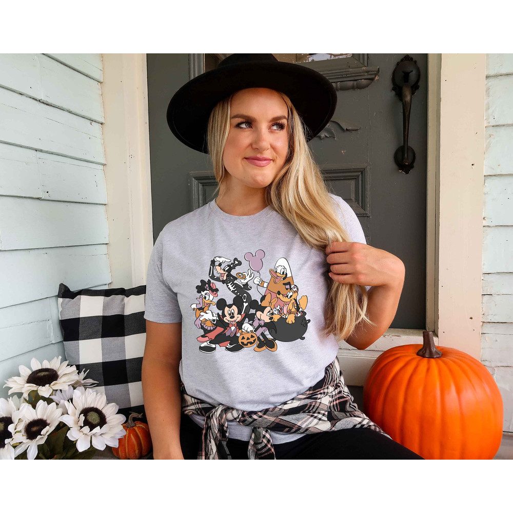Mickey and Friends Halloween Shirt, Disney Halloween Shirt, Disney Spooky Shirt, Disneyland Matching Halloween Shirt, Spooky Season T-Shirt - 2.jpg