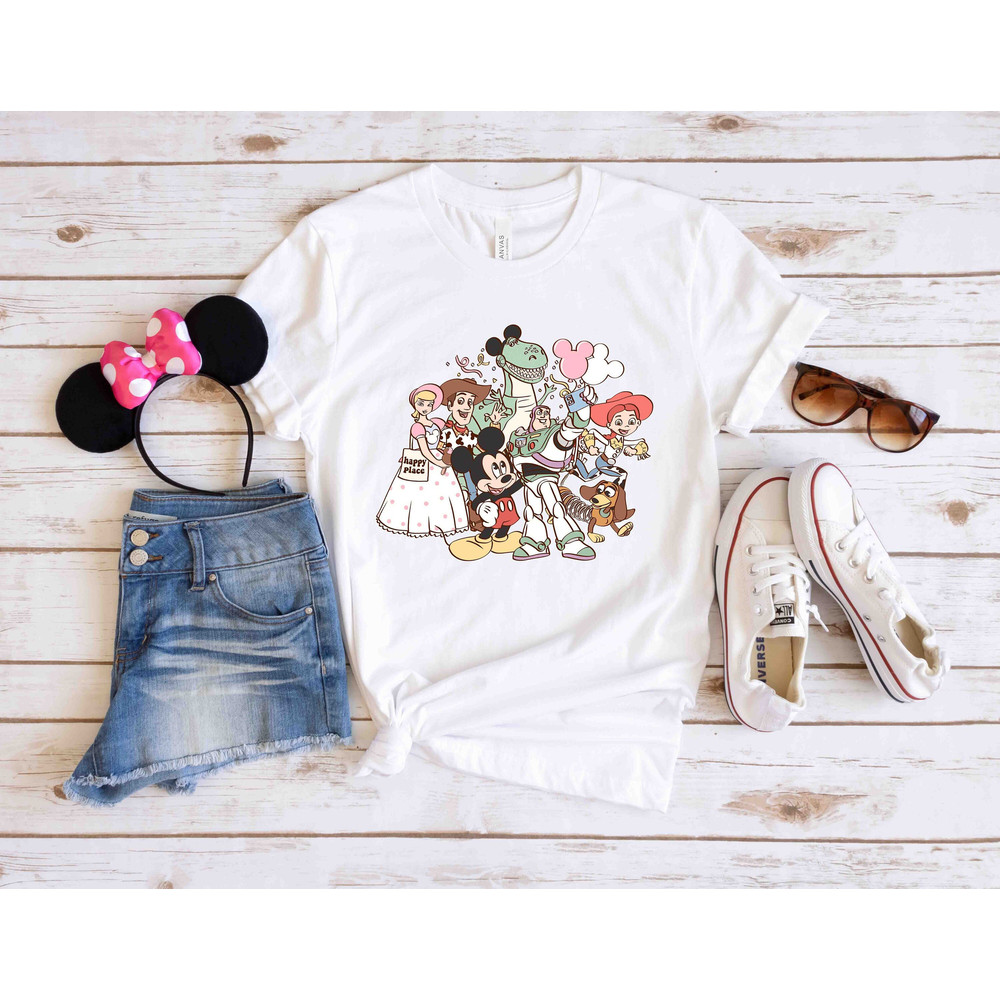 Mickey and Toy Story Characters Shirt, Disney Toy Story Shirt, Toy Story Characters Shirt, Disney Family Trip Shirt, Disney Vacation T-Shirt - 1.jpg