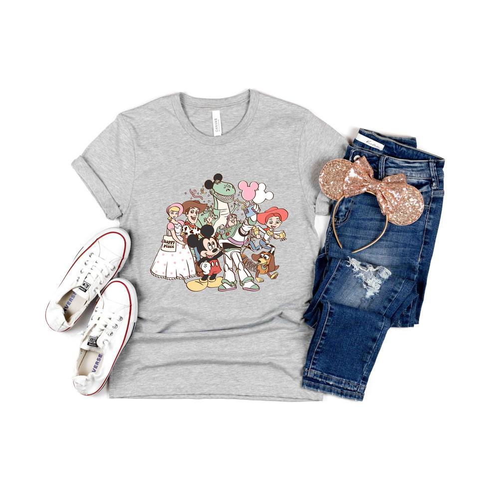 Mickey and Toy Story Characters Shirt, Disney Toy Story Shirt, Toy Story Characters Shirt, Disney Family Trip Shirt, Disney Vacation T-Shirt - 2.jpg