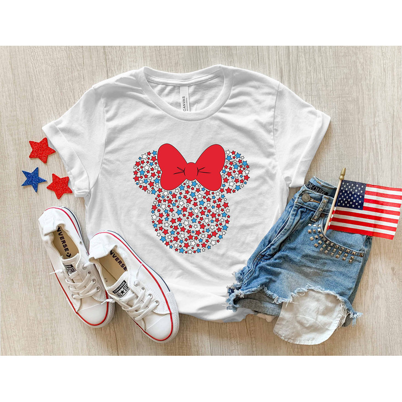 Mickey Minnie 4th Of July Shirt, 4th of July Disney Vacation, American Flag Mickey Shirt, Patriotic Disney Shirt, Disneyland Family T-Shirts - 3.jpg