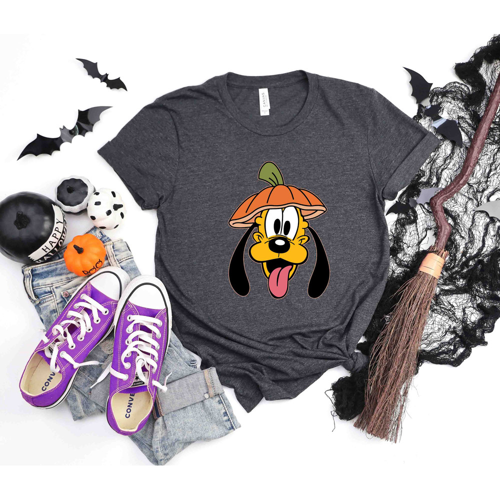 Pluto Halloween Shirt, Disney Pluto Pumpkin Halloween Shirt, Disney Halloween Shirt, Disney Fall Shirt, Pumpkin Tee, Disney Halloween Party - 3.jpg