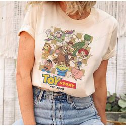vintage toy story est 1995 shirt, disney toy story characters shirt, disney friends shirt, you've got a friend shirt, di