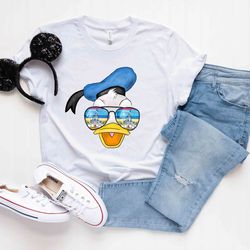retro donald duck sunglasses shirt, donald duck sh