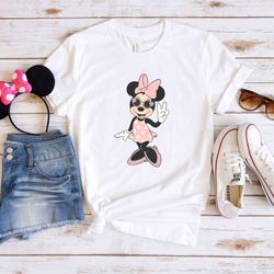 sunglasses minnie mouse shirt, minnie summer vibes