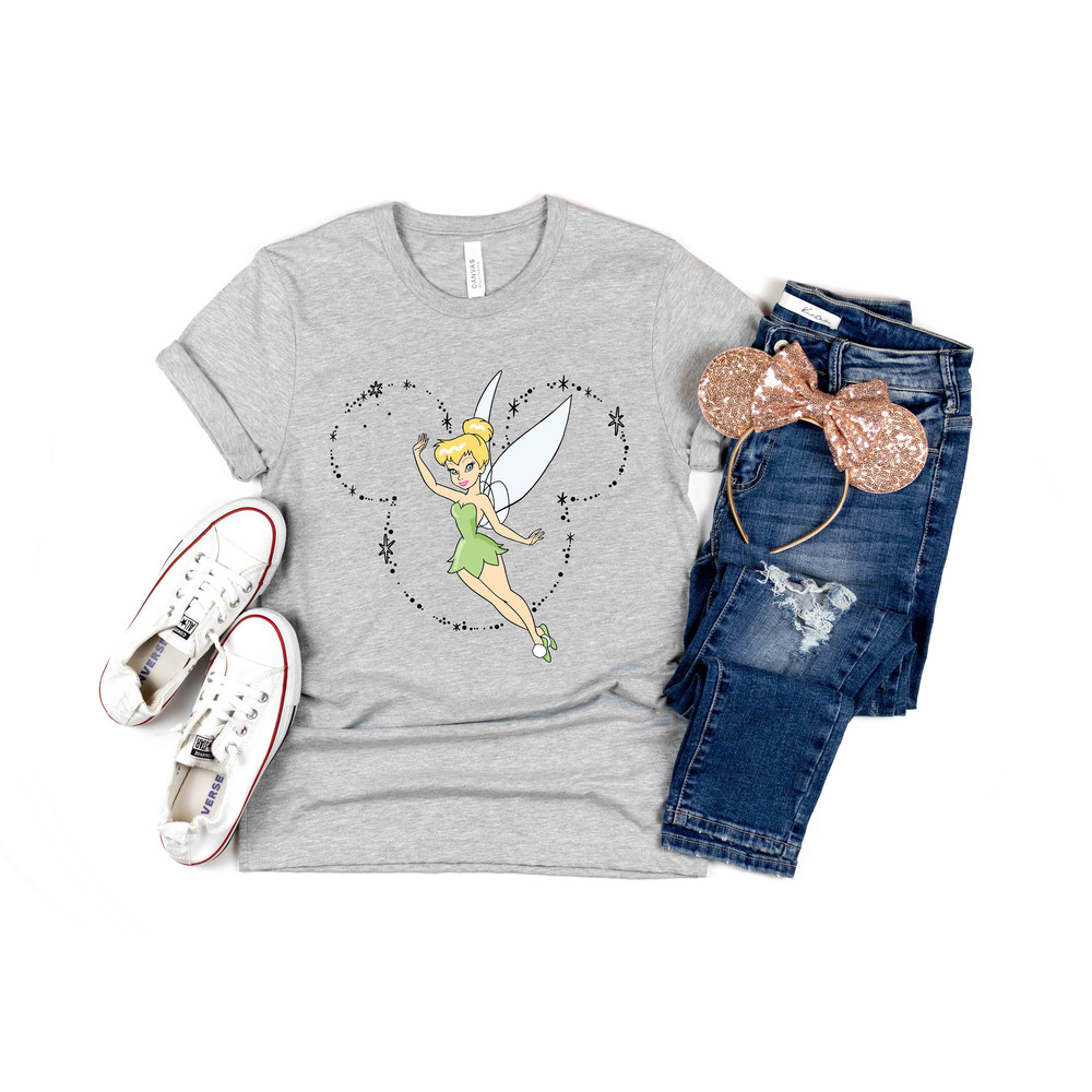 Tinkerbell Mickey Head Shirt, Disney Tinkerbell Shirt, Disney Shirts For Women, Disney Trip Shirt, Disney Shirts for Women, Disneyland Shirt - 3.jpg