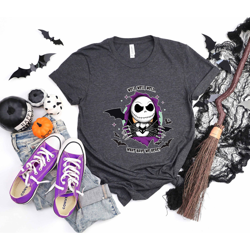 Well Well Well What Have We Here Jack Skellington Shirt, Jack Skellington Shirt, The Nightmare Before Christmas, Disneyland Halloween Shirt - 2.jpg