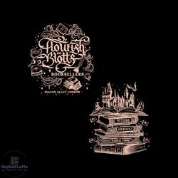 wizard castle book svg flourish and blotts svg file for cricut