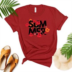 summer 2023 shirt, summer palm shirt, beach shirt, summer vacation shirt, hello summer shirt, beach party shirts