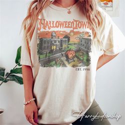 vintage halloweentown 1998 comfort colors shirt, retro halloweentown shirt, halloweentown 1998 shirt, halloween shirt, h